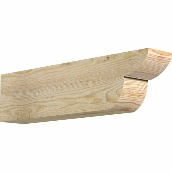 4"W x 6"H x 24"L Crestline Rough Sawn Rafter Tail, Douglas Fir