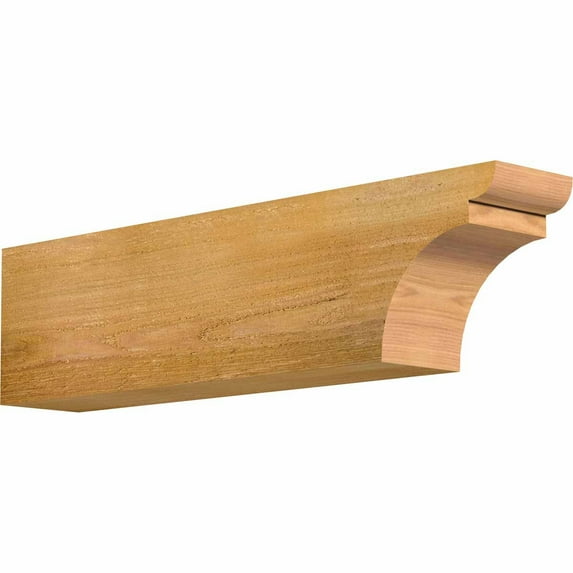 4"W x 6"H x 24"L Yorktown Rough Sawn Rafter Tail, Western Red Cedar