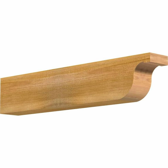 4"W x 6"H x 32"L Del Monte Rough Sawn Rafter Tail, Western Red Cedar