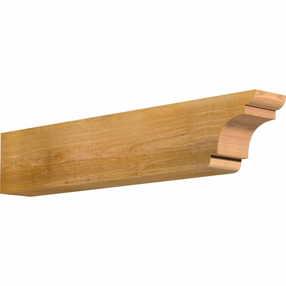 4"W x 6"H x 32"L New Brighton Rough Sawn Rafter Tail, Western Red Cedar