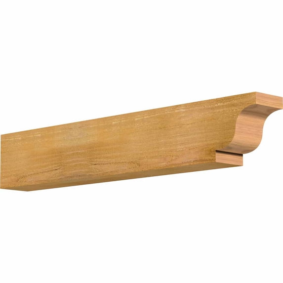 4"W x 6"H x 36"L Newport Rough Sawn Rafter Tail, Western Red Cedar