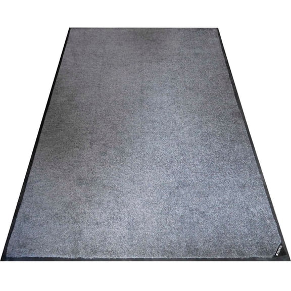 Global Industrial 800478GY 0.38 in. Thick 4 x 6 ft. Plush Entrance Mat, Gray