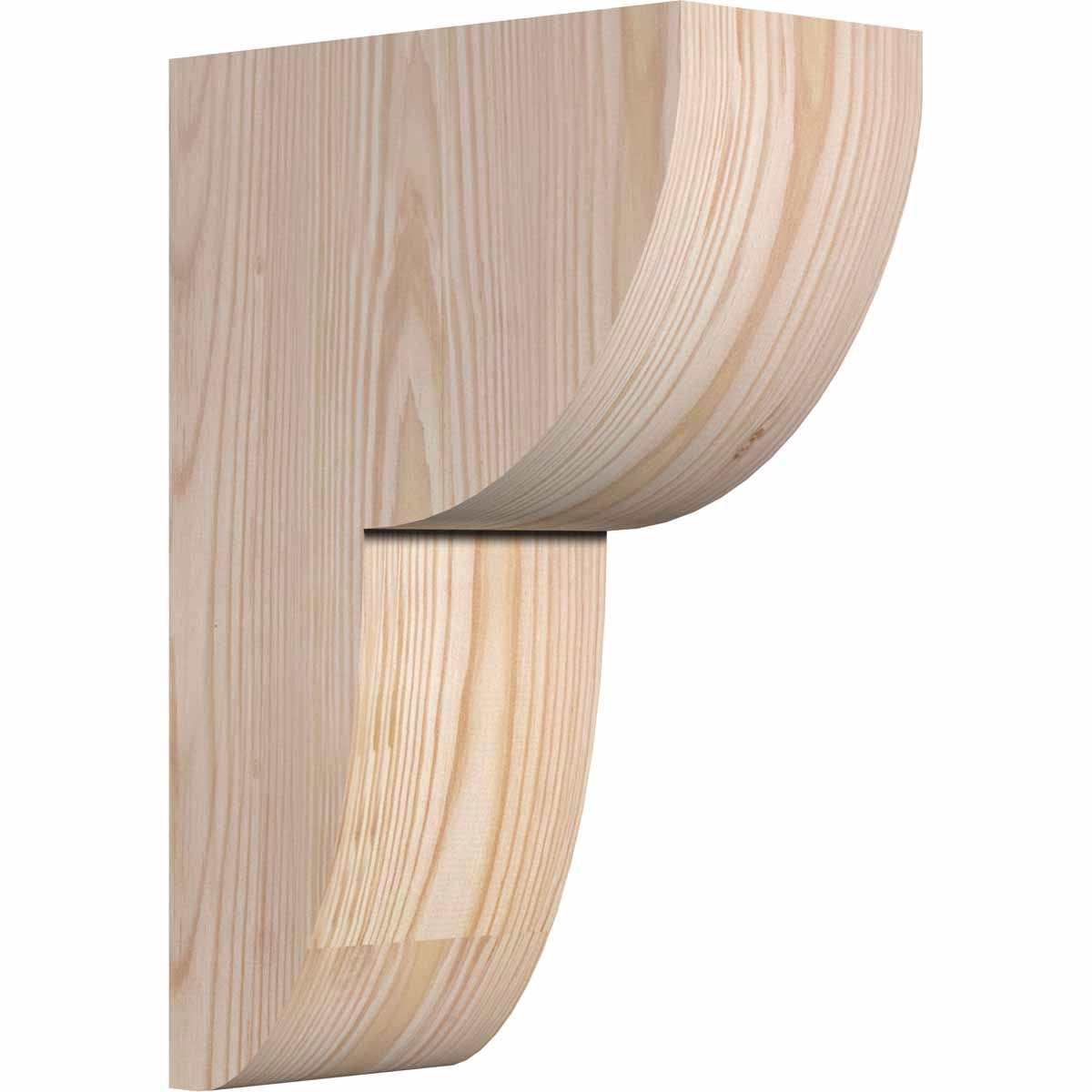 Douglas Fir Rough Sawn Rustic Wood Corbel 4"W x 8"D x 12"H