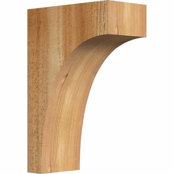 4"W x 8"D x 12"H Huntington Rough Sawn Corbel, Western Red Cedar