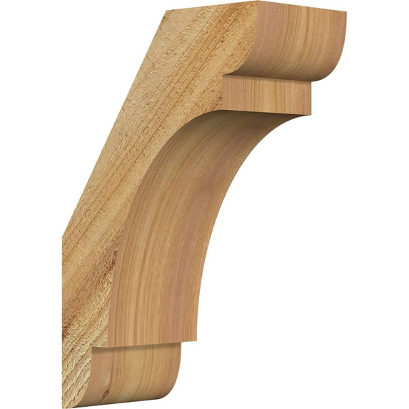 4"W x 8"D x 12"H Olympic Rough Sawn Knee Brace, Western Red Cedar