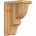thumbnail image 1 of 4"W x 8"D x 12"H Ridgewood Rough Sawn Corbel w/ Back Plate, Western Red Cedar, 1 of 9