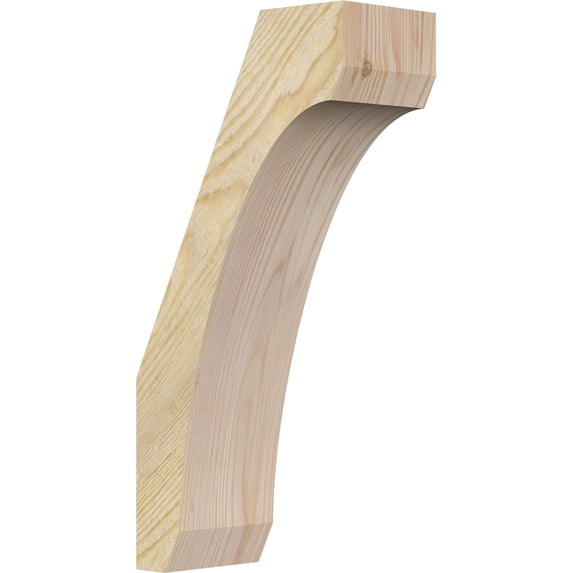 4"W x 8"D x 16"H Legacy Rough Sawn Knee Brace, Douglas Fir
