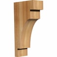 thumbnail image 1 of 4"W x 8"D x 16"H Mediterranean Rough Sawn Corbel, Western Red Cedar, 1 of 9