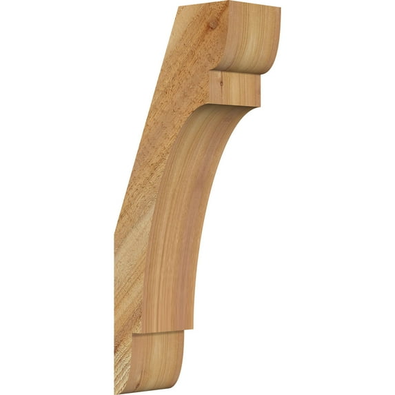 4"W x 8"D x 20"H Olympic Rough Sawn Knee Brace, Western Red Cedar