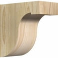 thumbnail image 1 of 4"W x 8"D x 8"H Del Monte Rough Sawn Corbel, Douglas Fir, 1 of 9