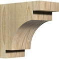 thumbnail image 1 of 4"W x 8"D x 8"H Mediterranean Rough Sawn Corbel, Douglas Fir, 1 of 9