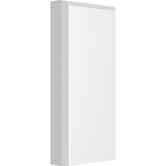4"W x 8"H x 1/2"P Standard Foster Plinth Block with Beveled Edge (4-Pack)