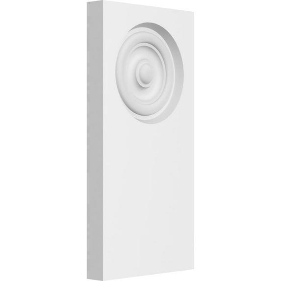 4"W x 8"H x 1"P Standard Foster Bullseye Plinth Block with Square Edge (8-Pack)