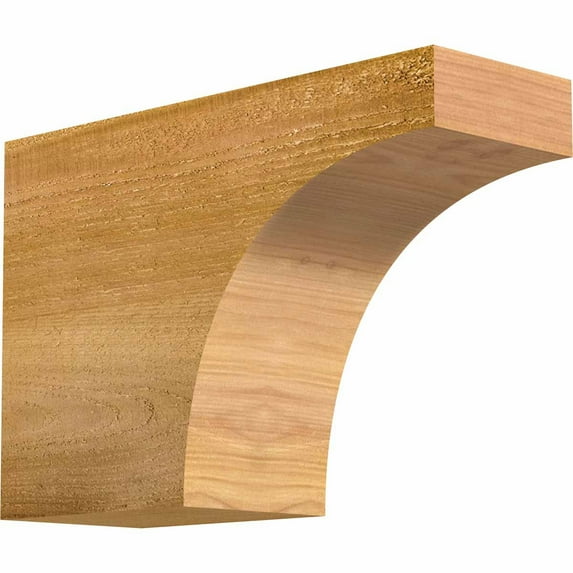 4"W x 8"H x 12"L Huntington Rough Sawn Rafter Tail, Western Red Cedar