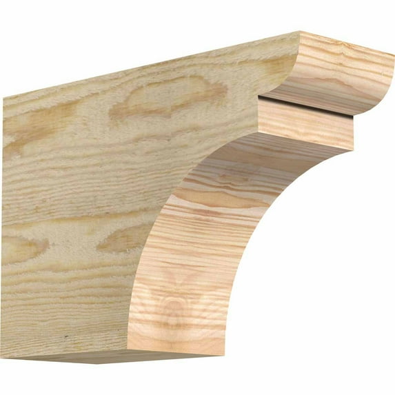 4"W x 8"H x 12"L Yorktown Rough Sawn Rafter Tail, Douglas Fir