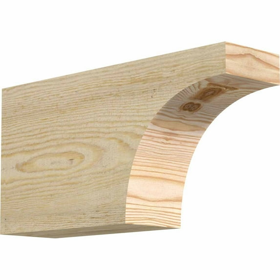 4"W x 8"H x 16"L Huntington Rough Sawn Rafter Tail, Douglas Fir