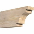 thumbnail image 1 of 4"W x 8"H x 18"L Mediterranean Rough Sawn Rafter Tail, Douglas Fir, 1 of 4