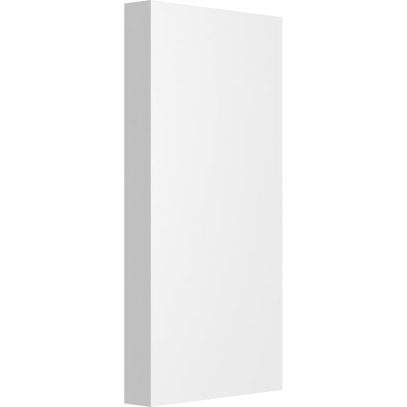 4"W x 8"H x 3/4"P Standard Foster Plinth Block with Square Edge