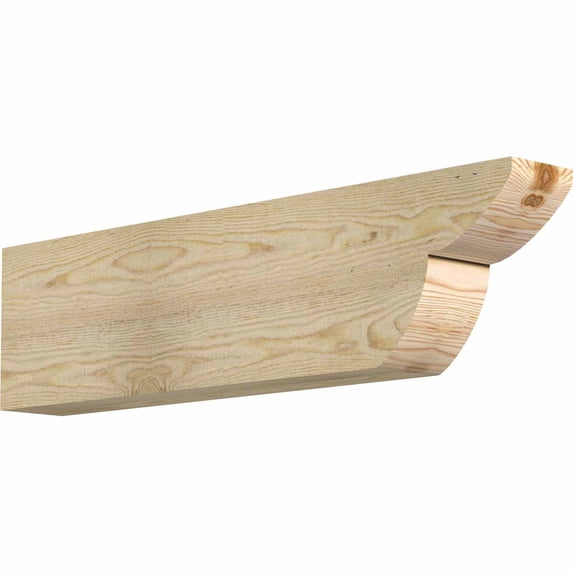 4"W x 8"H x 32"L Crestline Rough Sawn Rafter Tail, Douglas Fir
