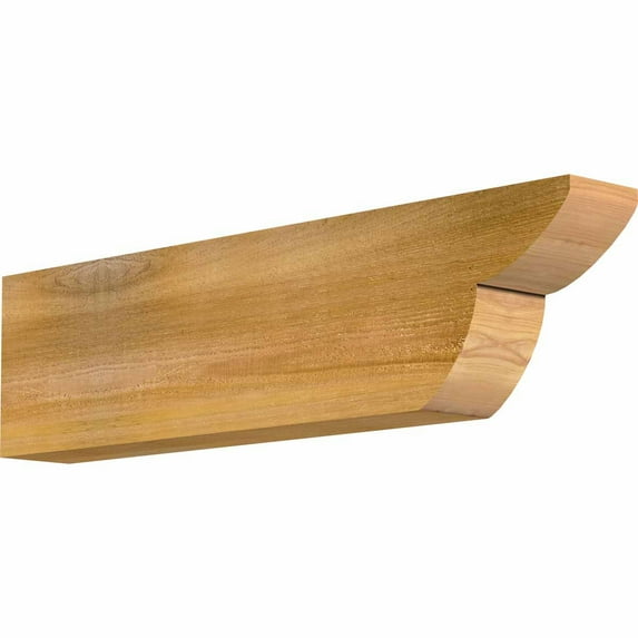 4"W x 8"H x 32"L Crestline Rough Sawn Rafter Tail, Western Red Cedar