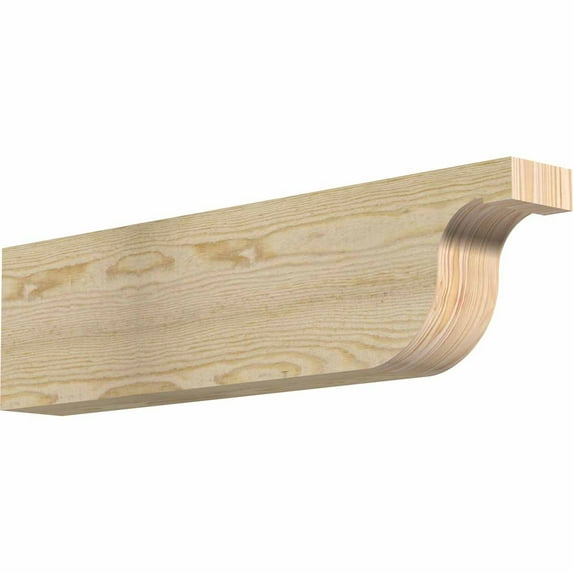 4"W x 8"H x 32"L Del Monte Rough Sawn Rafter Tail, Douglas Fir