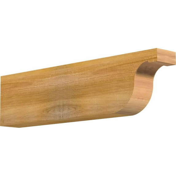 4"W x 8"H x 32"L Del Monte Rough Sawn Rafter Tail, Western Red Cedar