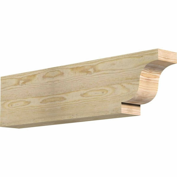 4"W x 8"H x 32"L Newport Rough Sawn Rafter Tail, Douglas Fir