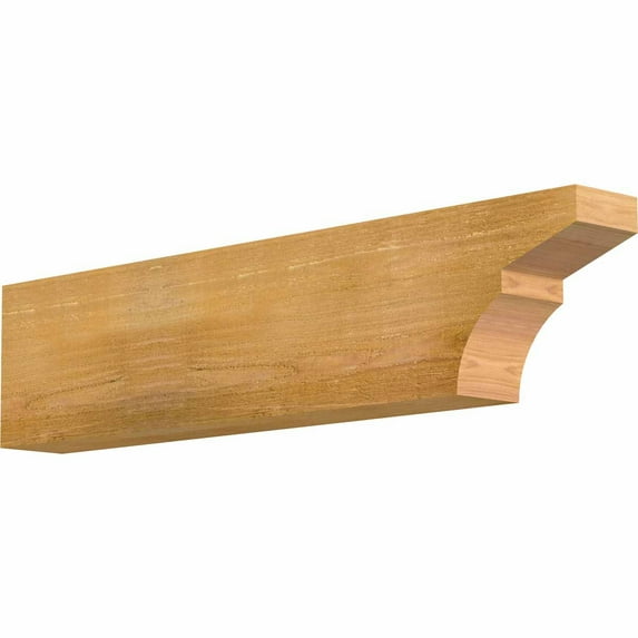 4"W x 8"H x 36"L Monterey Rough Sawn Rafter Tail, Western Red Cedar