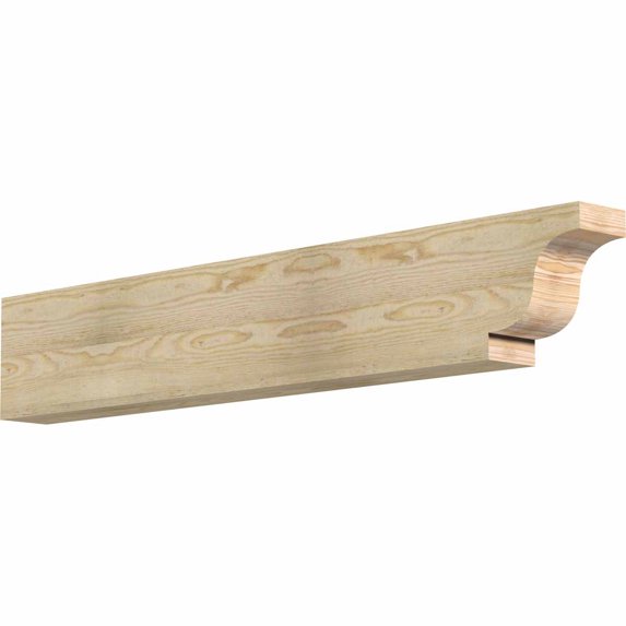 4"W x 8"H x 48"L Newport Rough Sawn Rafter Tail, Douglas Fir