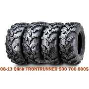 4 WANDA 25X8X12 25X10X12 fit 08-13 Qlink FRONTRUNNER 500 700 800S ATV Tire Set Super Mud