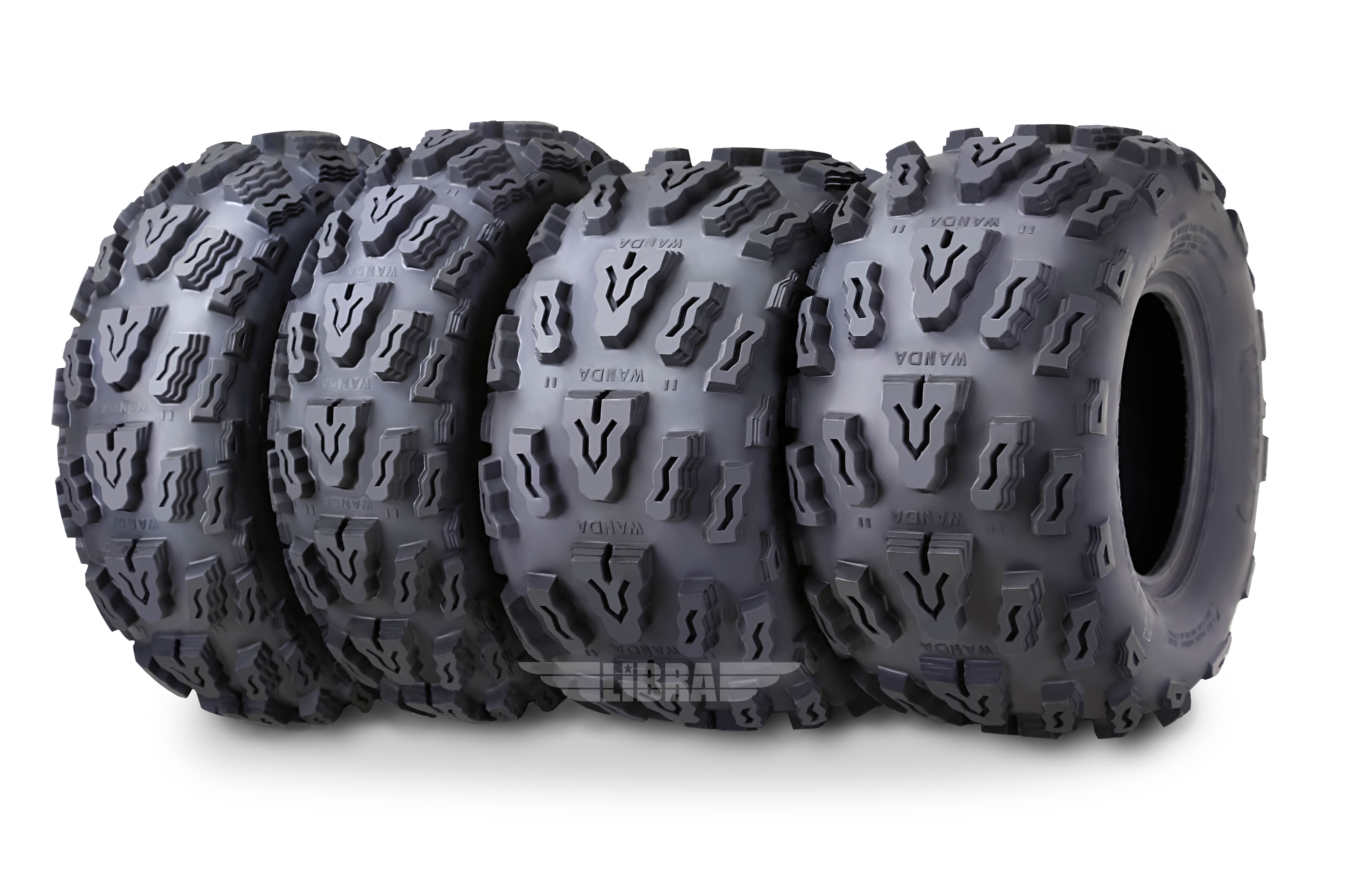 4 WANDA Sport ATV tires 21x7-10 21x7x10 Front & 20x10-9 20x10x9 Rear ...