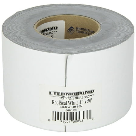 4" WHITE Eternabond Roof Leak Repair Tape Patch Seal (5 ft)