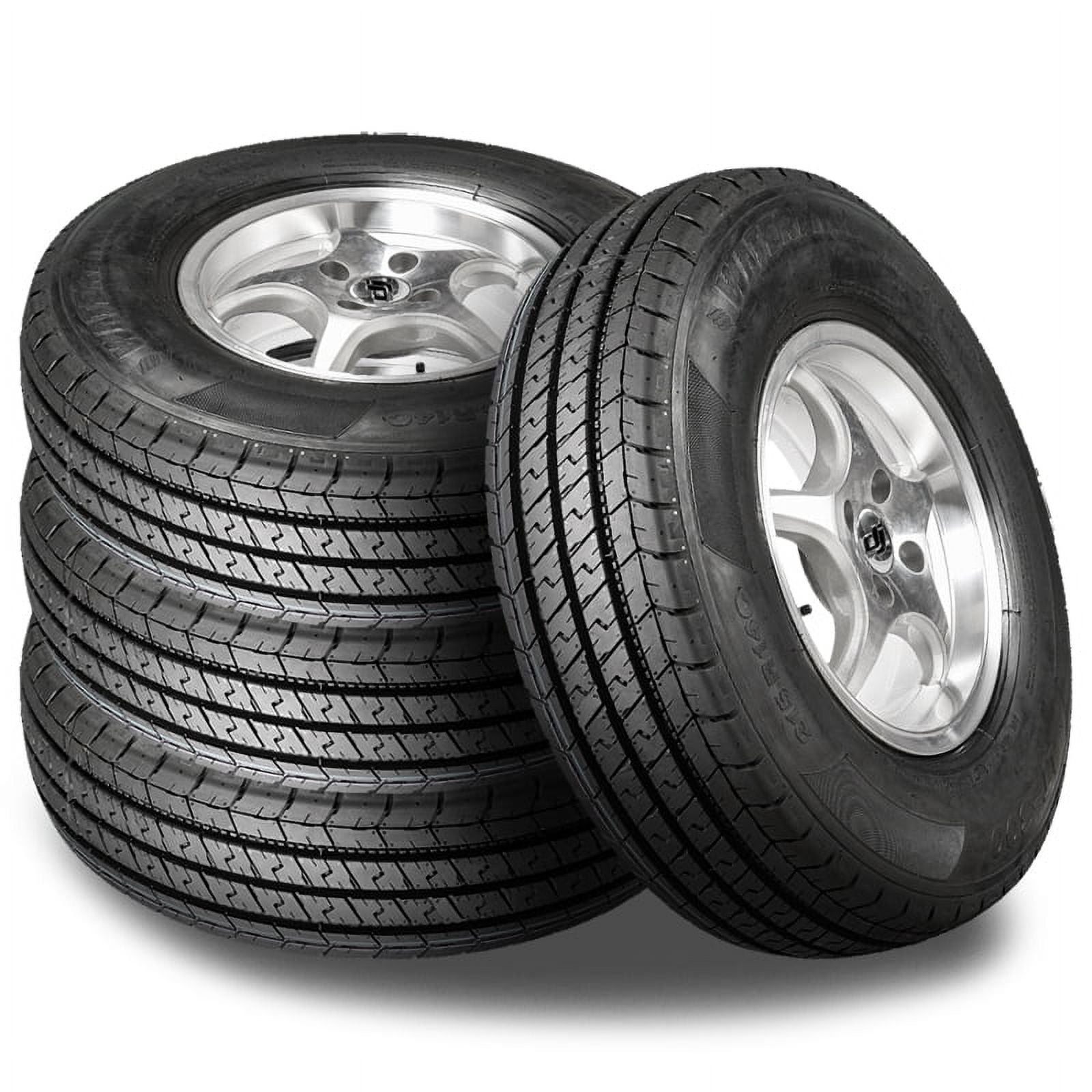 4 Waterfall LT-300 225/70R15C 121/119R Load Range D/8 PLY All Season ...