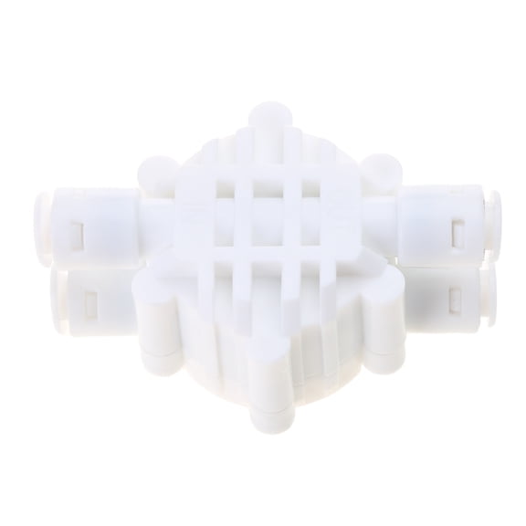 4 Way 1/4inch Auto Shut Off with Quick-Connect Fittings Automatic Shut Off for Reverse Water