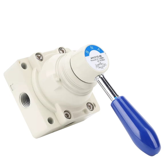 4 Way 2 Position Hand Lever Valve Aluminum Alloy Air Valve 1.5Mpa 1/4 inch NPT Pneumatic Valve -20~70 4HV210-08