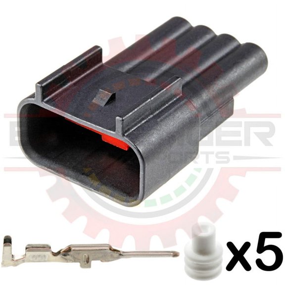 4 Way Connector Receptacle Kit Compatible with Ford TMAP Sensors