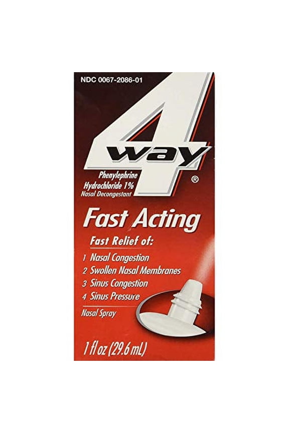 Fast Acting Nasal Spray - 1 oz, Pack of 2