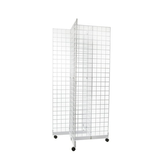 4-Way Gridwall Rack 36" x 26" x 78" (W x D x H)