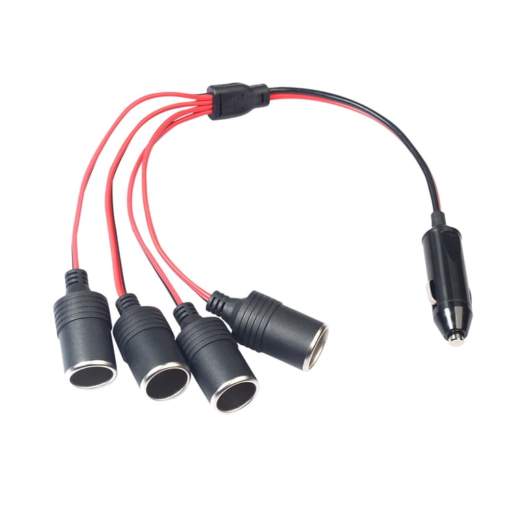 cigarette lighter socket walmart CableVantage Black 3 Way Auto Car Splitter DC 12V Charger Adapter Converting 100 Cigarette Lighter Adapters
