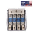 thumbnail image 1 of 4 Way Mini ANL Blade Fuse Holder Stereo Car Audio Power Distribution Block, 1 of 7