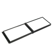4 Way Mirror, Exquisite 360 Degree Plastic Frame Portable Folding Mirror For Home For Self Hair Cutting