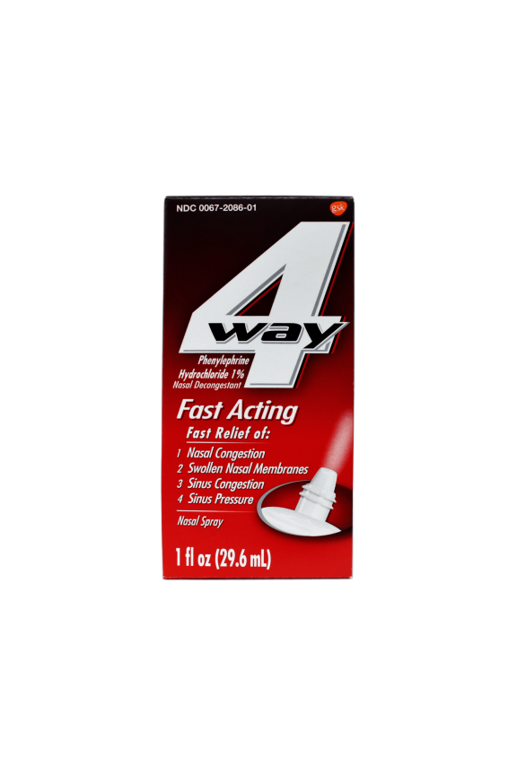 4-Way Fast Acting Nasal Spray, 1 Fl Oz