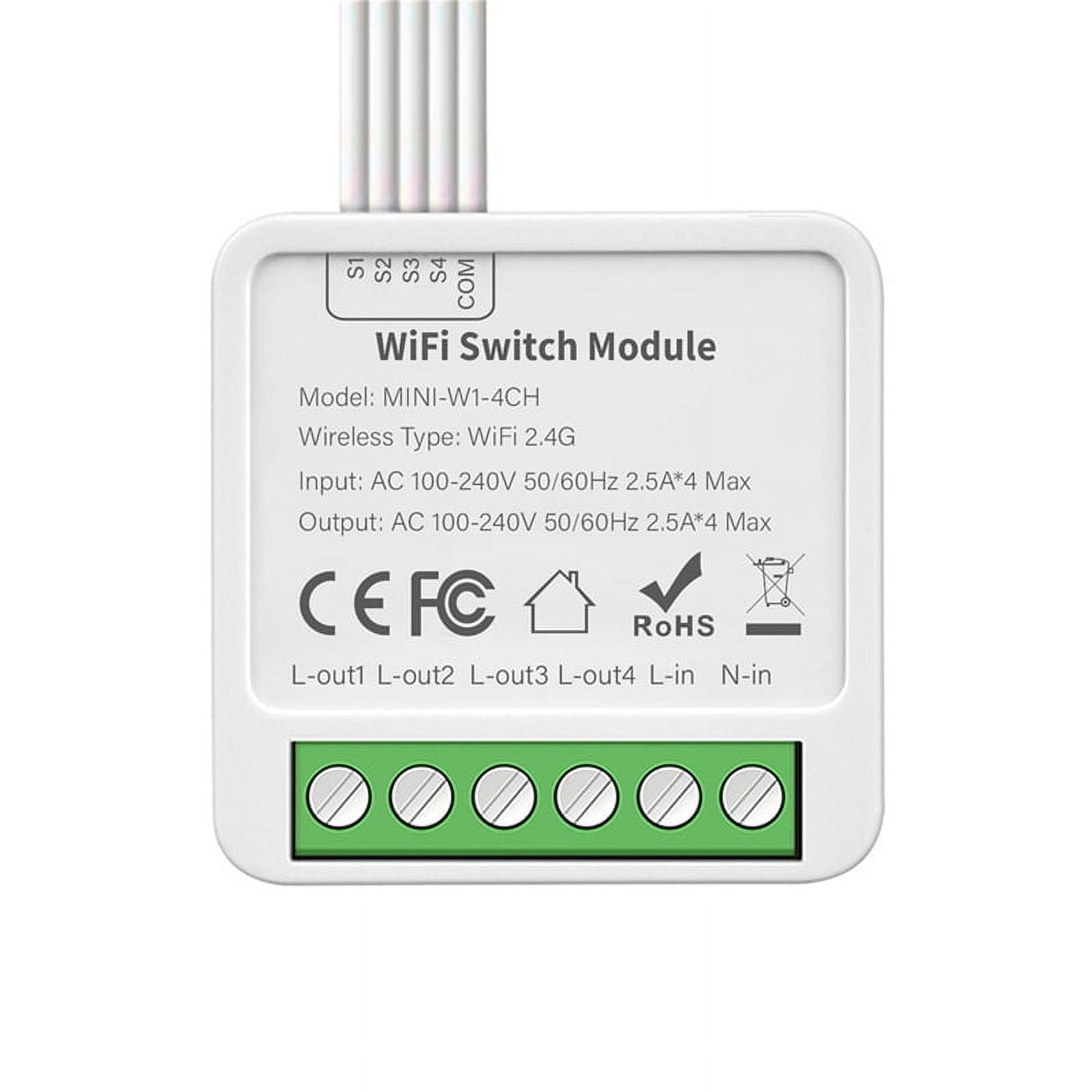 4-Way On/Off Switch Graffiti Smart WiFi Mini Concealed Box - Walmart.com
