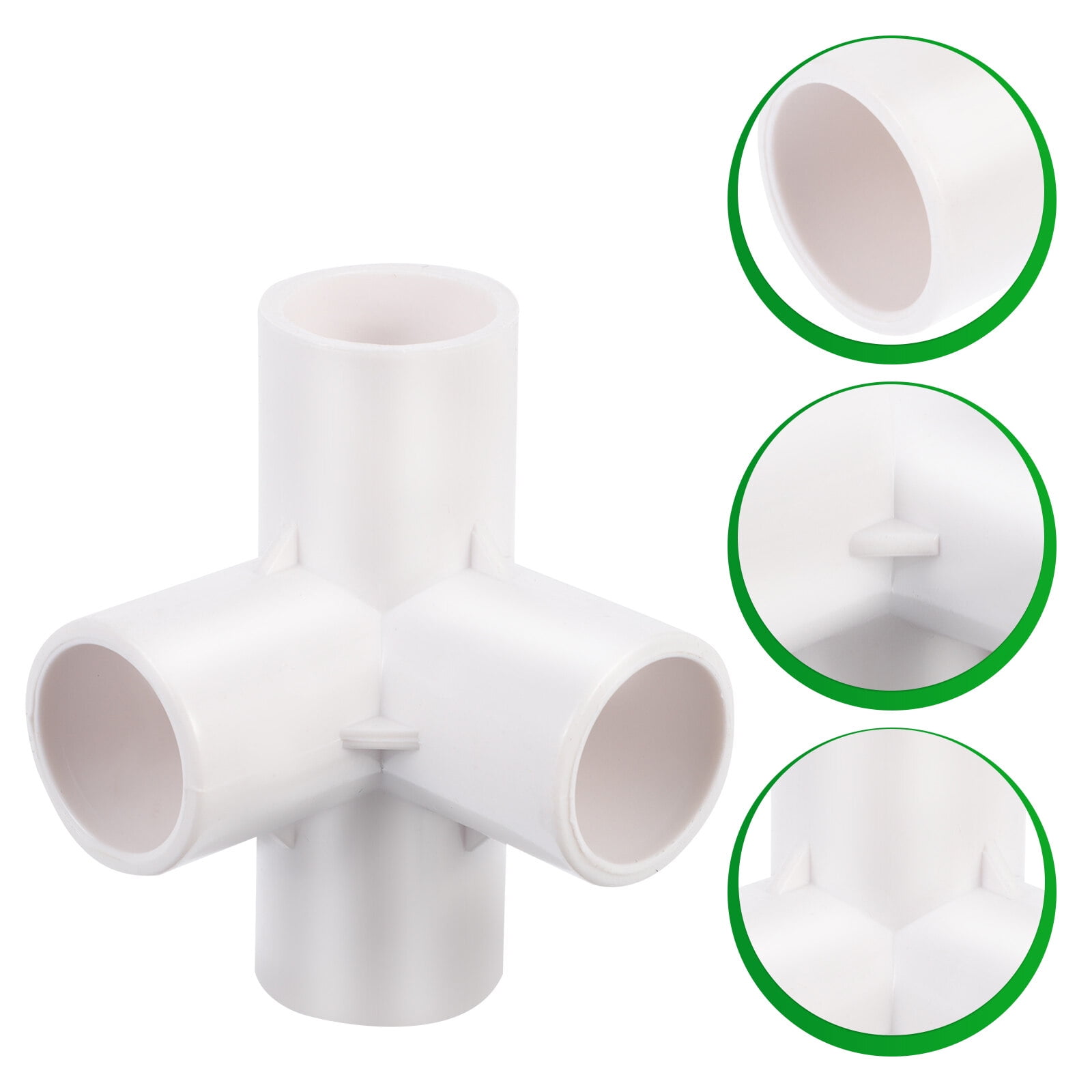 4 Way Plastic Joint Connectors 20 Pcs 4 Ways Adapter Pipeline