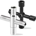 thumbnail image 1 of 4 Way Sillcock Key Set, Utilities Key, Multi-functional Water Key, 2-Pack,Hose Bib Key for Valve, Faucet, and Spigots, Hydrant, Control Cabinet, 1 of 12