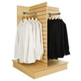 thumbnail image 1 of 4-Way Slatwall Merchandiser - Maple 36in. Square Base x 54in. High, 1 of 1