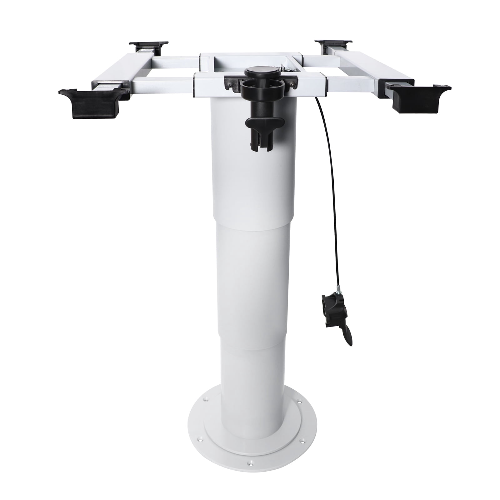 4-Way Sliding RV Table Pedestal Gas Lift, 12-30 Inch Adjustable Heavy ...