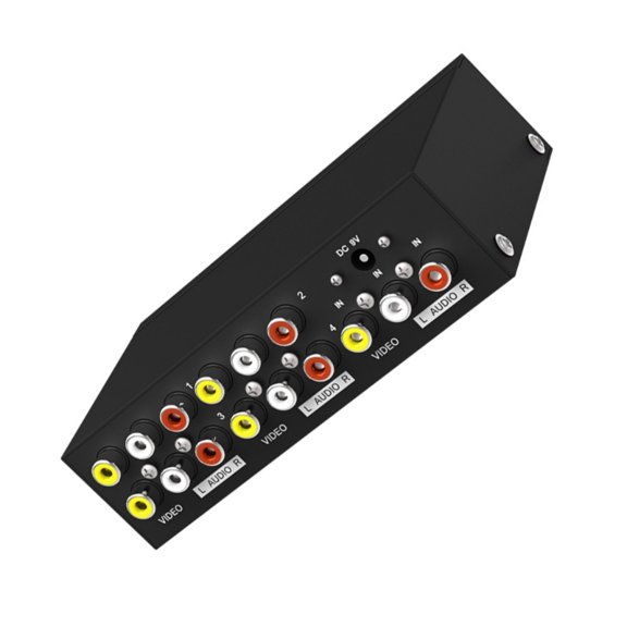 4 Way Splitter Metal Housing 480P Resolution Output