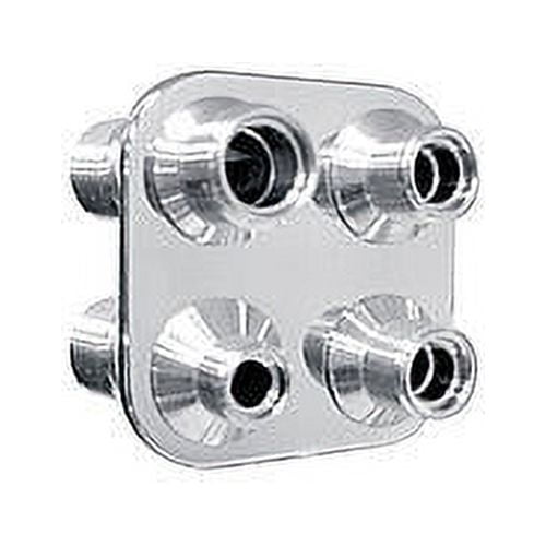 4 Way Square Bulkhead #6 & #10 O-Ring