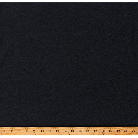 4-Way Stretch Knit Dark Charcoal Gray 60" Wide Cotton/Poly/Spandex Blend Fabric by the Yard (9148S-10D-charcoal)